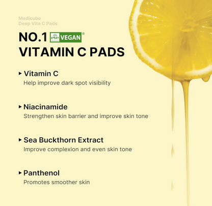 Medicube Vitamin C Deep Brightening Pads-70 CT