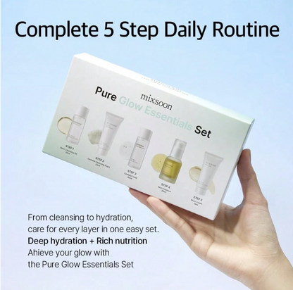 Mixsoon Pure Glow Essentials Set 5-Step Skincare Kit