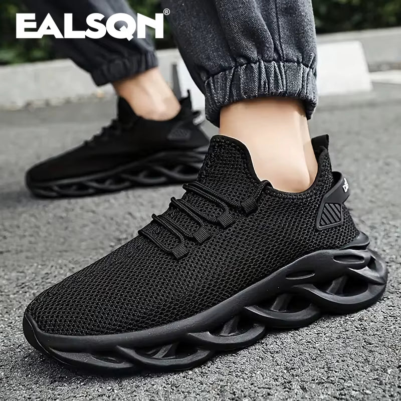 Men's and Women's Breathable Mesh Running Shoes - Lightweight Shock-Absorbing Casual Sneakers for Outdoor Sports