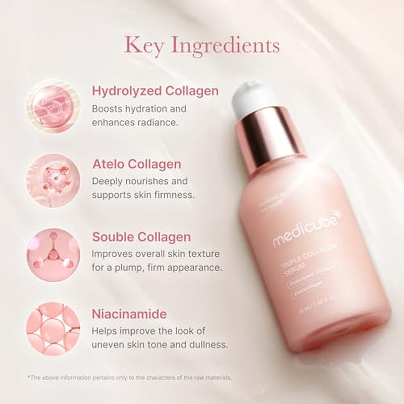 Unlock Radiant Skin with Medicube's Triple Collagen Nourish and Hydrate Duo: Revitalize Your Complexion with Our Cream and Serum Powerhouse