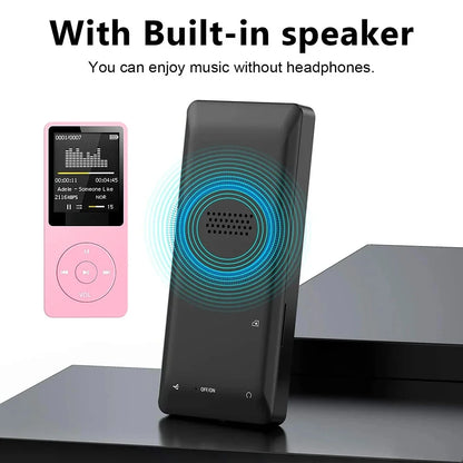 Experience Unmatched Sound Quality with Our Rechargeable Portable MP3 Player Featuring Noise Conduction Technology and Built-in Microphone