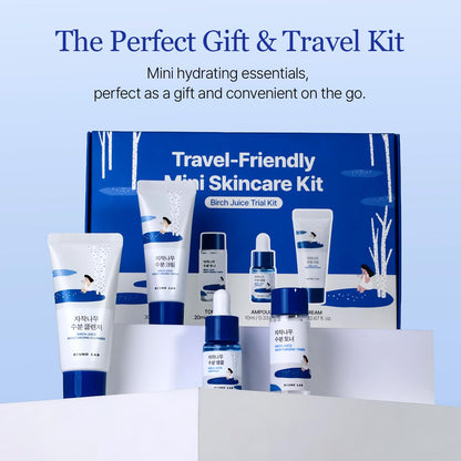 Ultimate Birch Juice Moisturizing Mini Kit: Your 4-Step Travel Companion for Radiant Skin