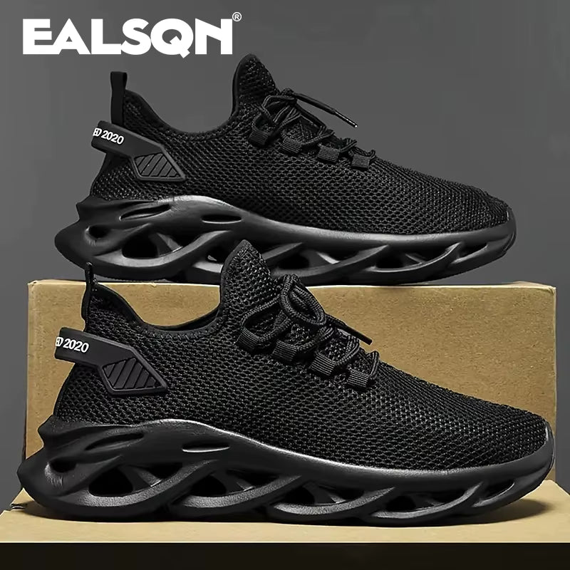 Men's and Women's Breathable Mesh Running Shoes - Lightweight Shock-Absorbing Casual Sneakers for Outdoor Sports
