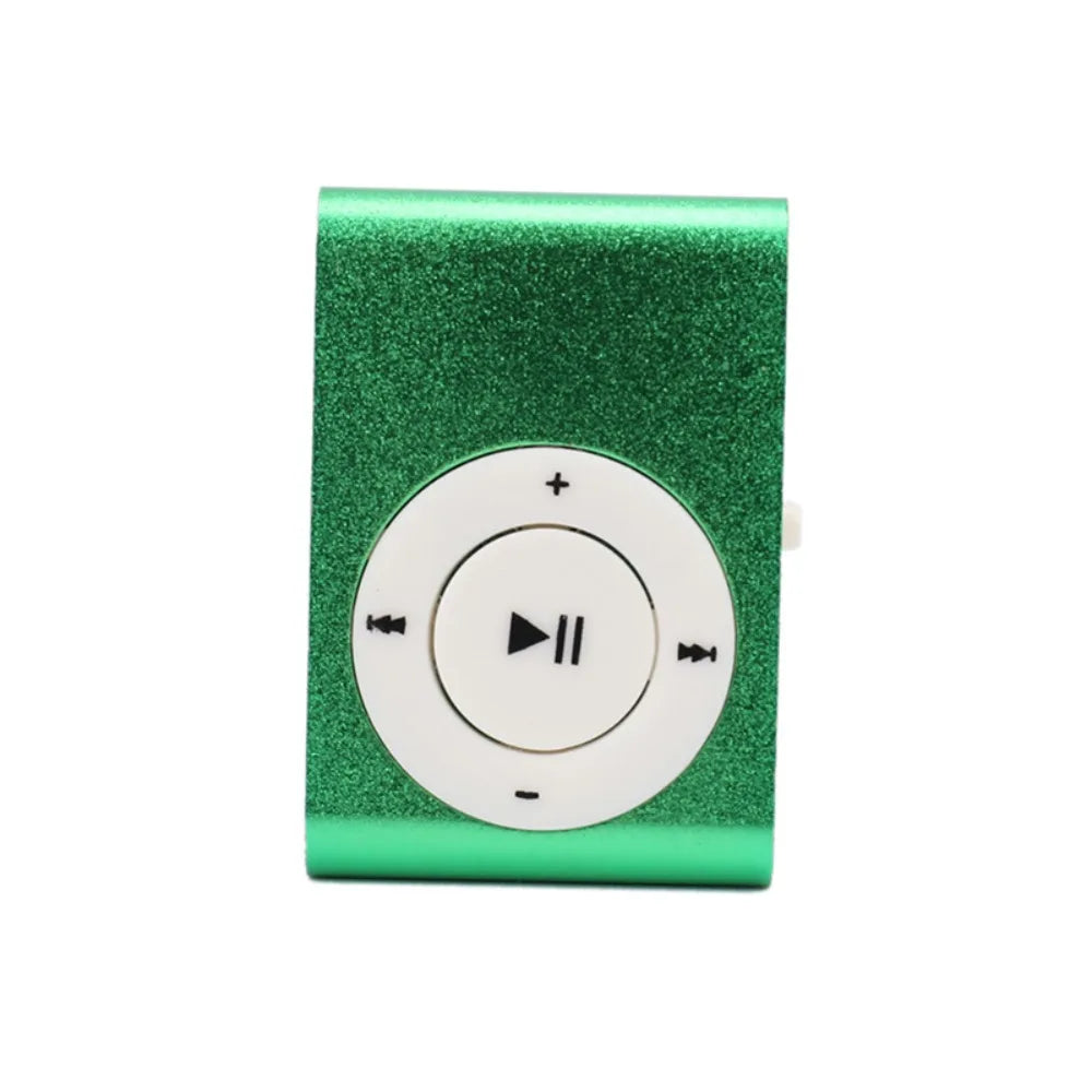 Stylish Mini MP3 Player - Portable USB Music Player with Colourful Clip & TF Card Support