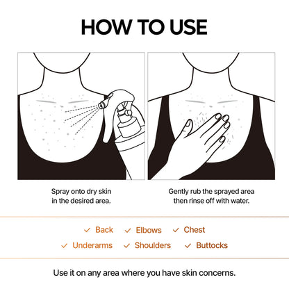 Transform Your Skin with Dr.Melaxin's Exfoliating Peel Shot - The Ultimate Kojic Acid & Turmeric Spray for a Radiant Glow