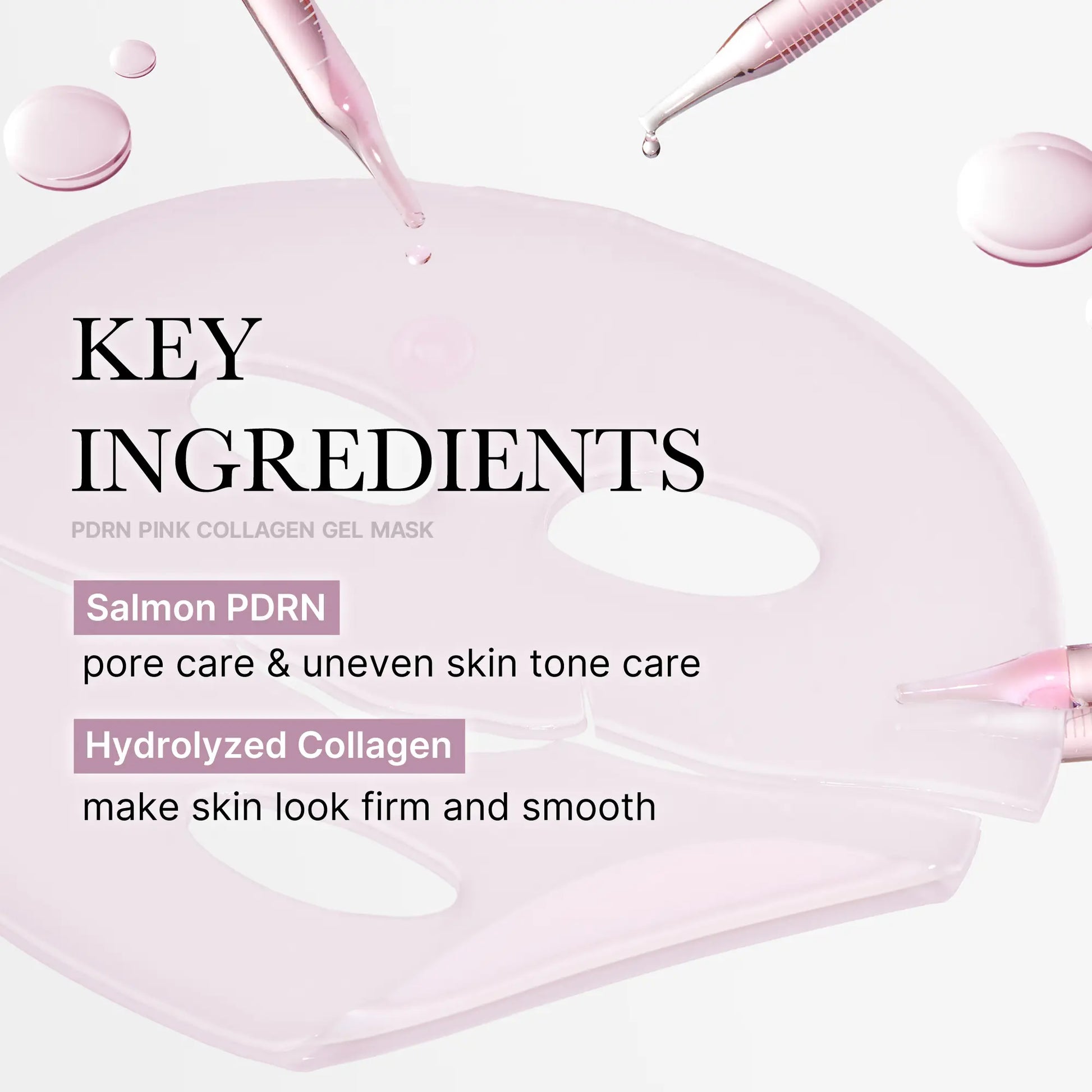 Medicube PDRN Pink Collagen Gel Mask - 4 Sheets of Salmon DNA Infused Luxury for a Youthful Glow
