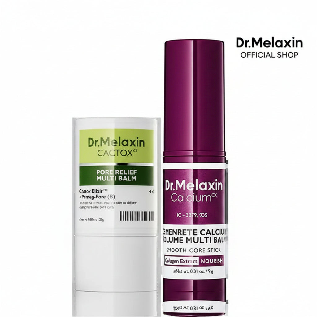 Dr. Melaxin Official Cactox & Collagen Multi Pore Firming Duo with Cactus Cooling & Eye Care Stick 
