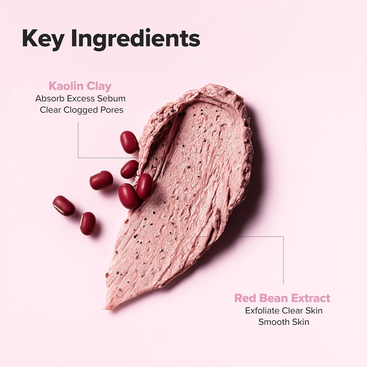 Revitalize Your Skin with the Red Bean Pore Refreshing Mask - Hydrating Clay Cream for Men and Women - 140ml