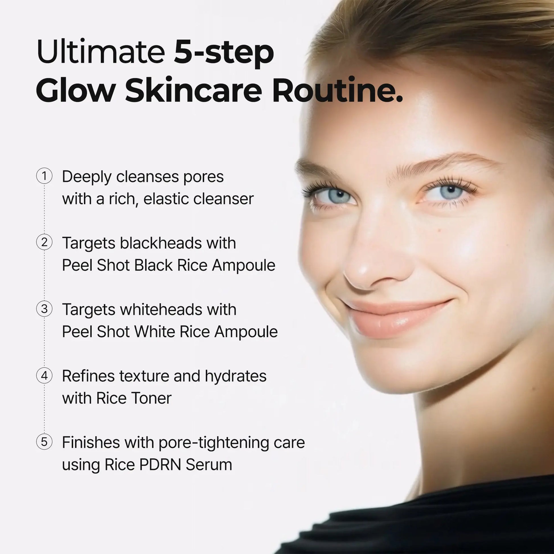 Dr.Melaxin Official Ultimate Exfoliating Glow Rice Routine Set