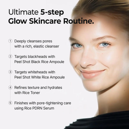 Dr.Melaxin Official Ultimate Exfoliating Glow Rice Routine Set