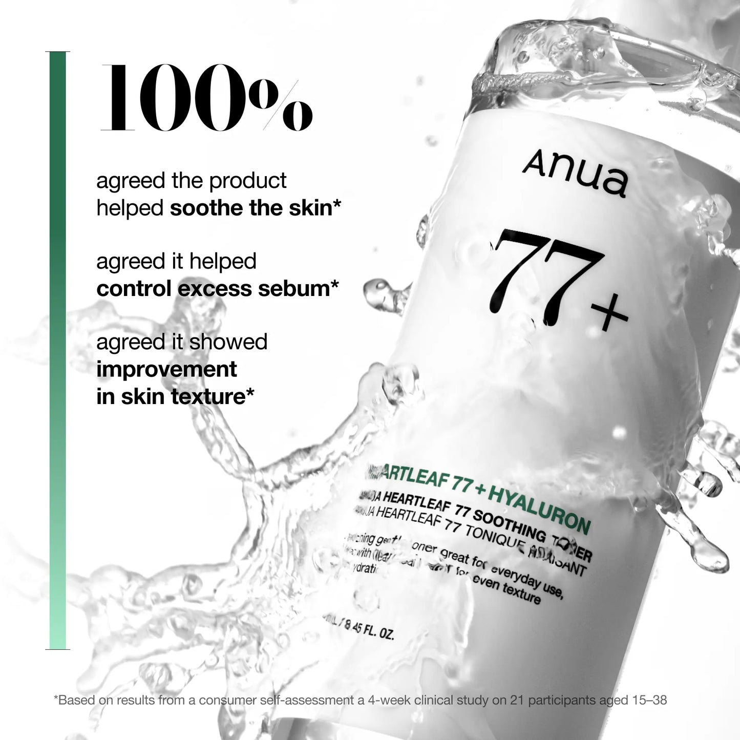 Revitalize Your Skin with Anua Heartleaf 77% Soothing Toner - Hydrating Facial Toner for All Skin Types, 8.45 Fl.Oz. (250Ml) | Korean Skincare Essential