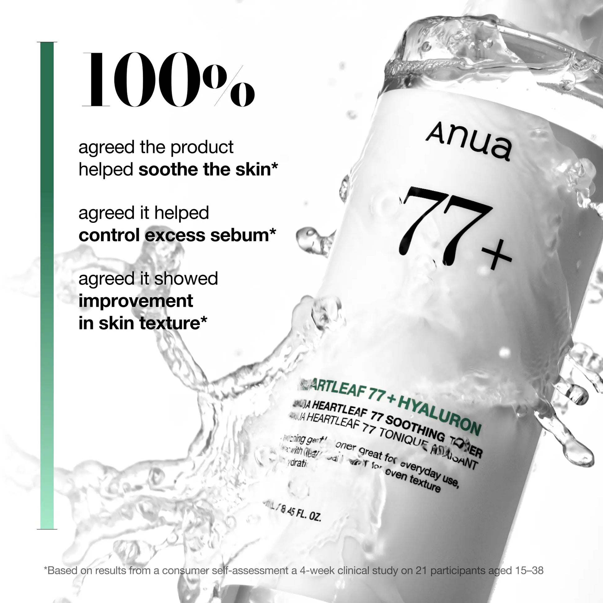 Revitalize Your Skin with Anua Heartleaf 77% Soothing Toner - Hydrating Facial Toner for All Skin Types, 8.45 Fl.Oz. (250Ml) | Korean Skincare Essential