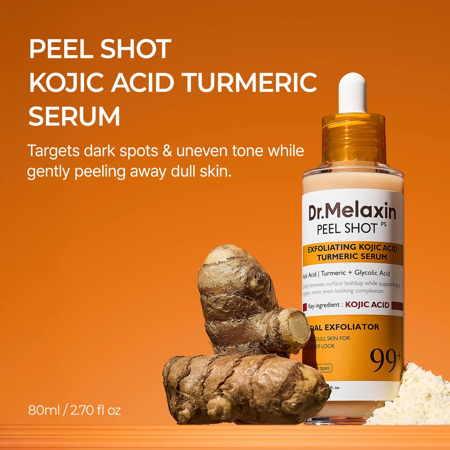 Dr.Melaxin Peel Shot Kojic Acid & Turmeric Serum