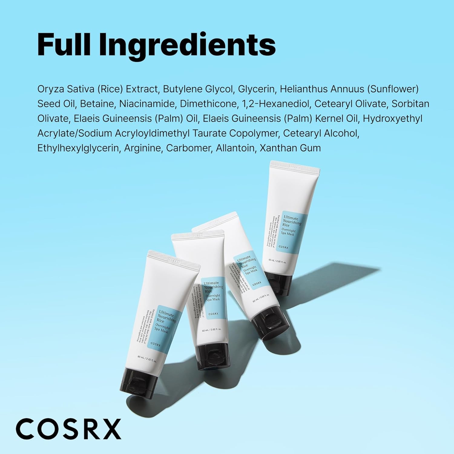 Revitalize Your Skin Overnight with COSRX Ultimate Nourishing Rice Spa Mask - 60ml