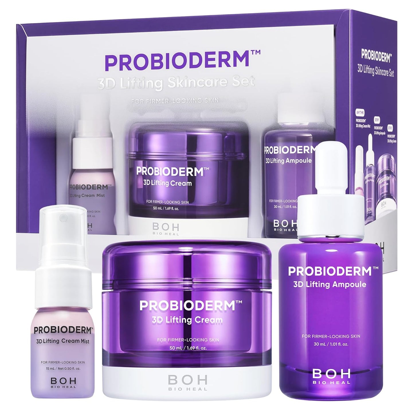 Revitalize Your Skin with the Probioderm 3D Lifting Skincare Set - Cardi B's Ultimate Choice for Youthful Glow!