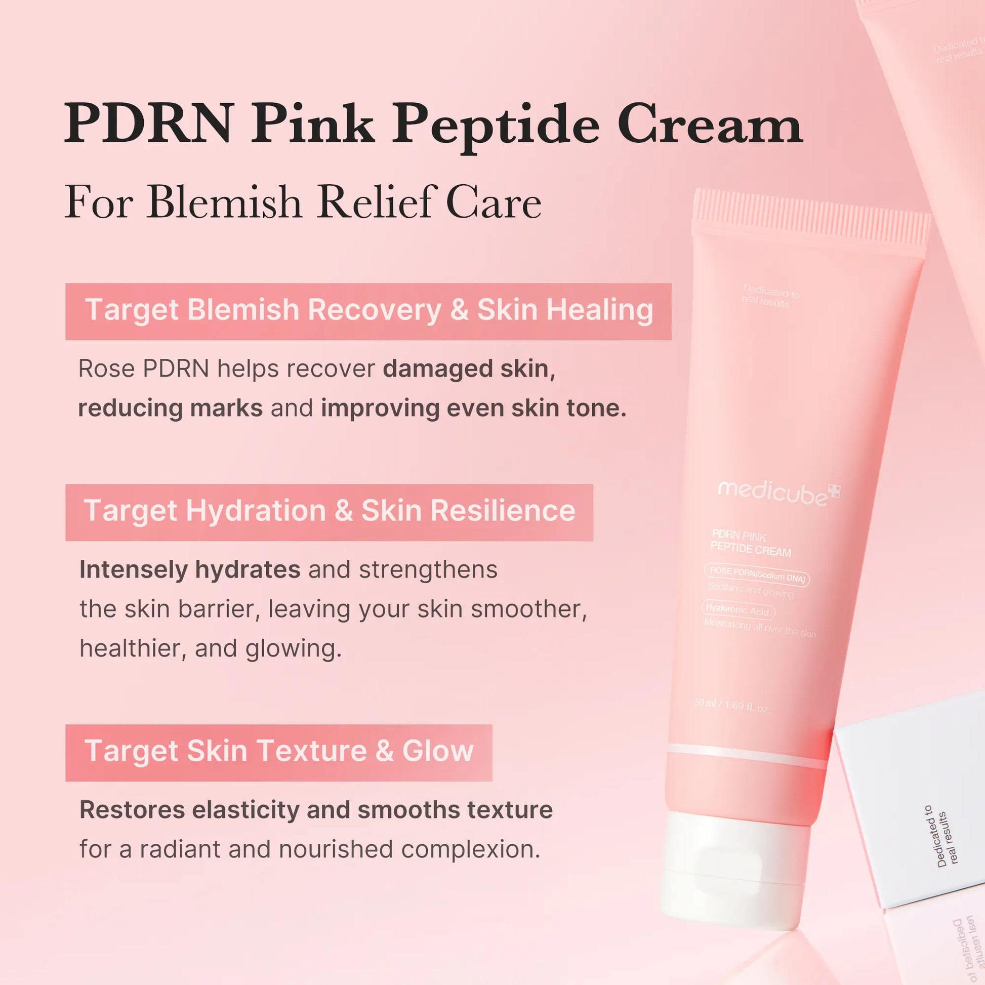 Medicube PDRN Pink Hyaluronic Moisturizing Cream