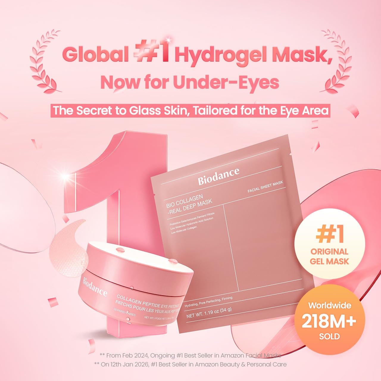 Biodance Collagen Peptide Eye Patches - The Ultimate Anti-Aging Solution