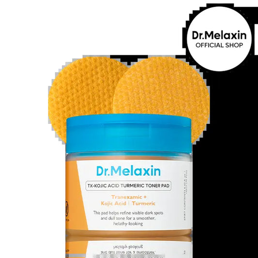 Dr.Melaxin Kojic Acid Turmeric TX Toner Pads - 70 Pads for Brightening & Even Tone
