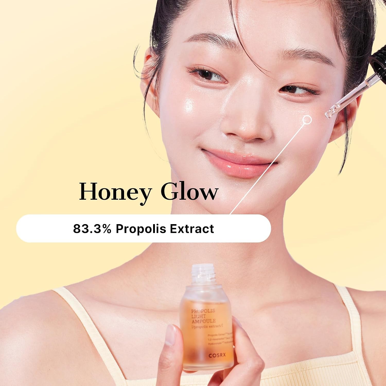 Illuminate Your Skin with CORSX Propolis Ampoule Glow Boosting Serum - 73.5% Propolis Extract for Radiant Beauty, 1.01Fl.Oz/30Ml