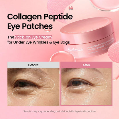 Biodance Collagen Peptide Eye Patches - The Ultimate Anti-Aging Solution