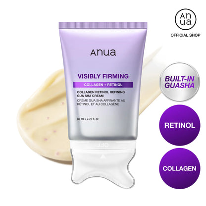 Anua 2-In-1 Collagen Retinol Refining Guasha Lifting Cream