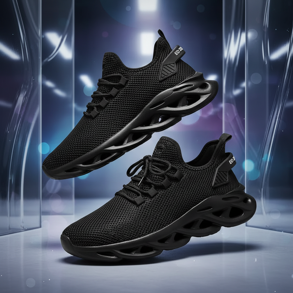 Men's and Women's Breathable Mesh Running Shoes - Lightweight Shock-Absorbing Casual Sneakers for Outdoor Sports