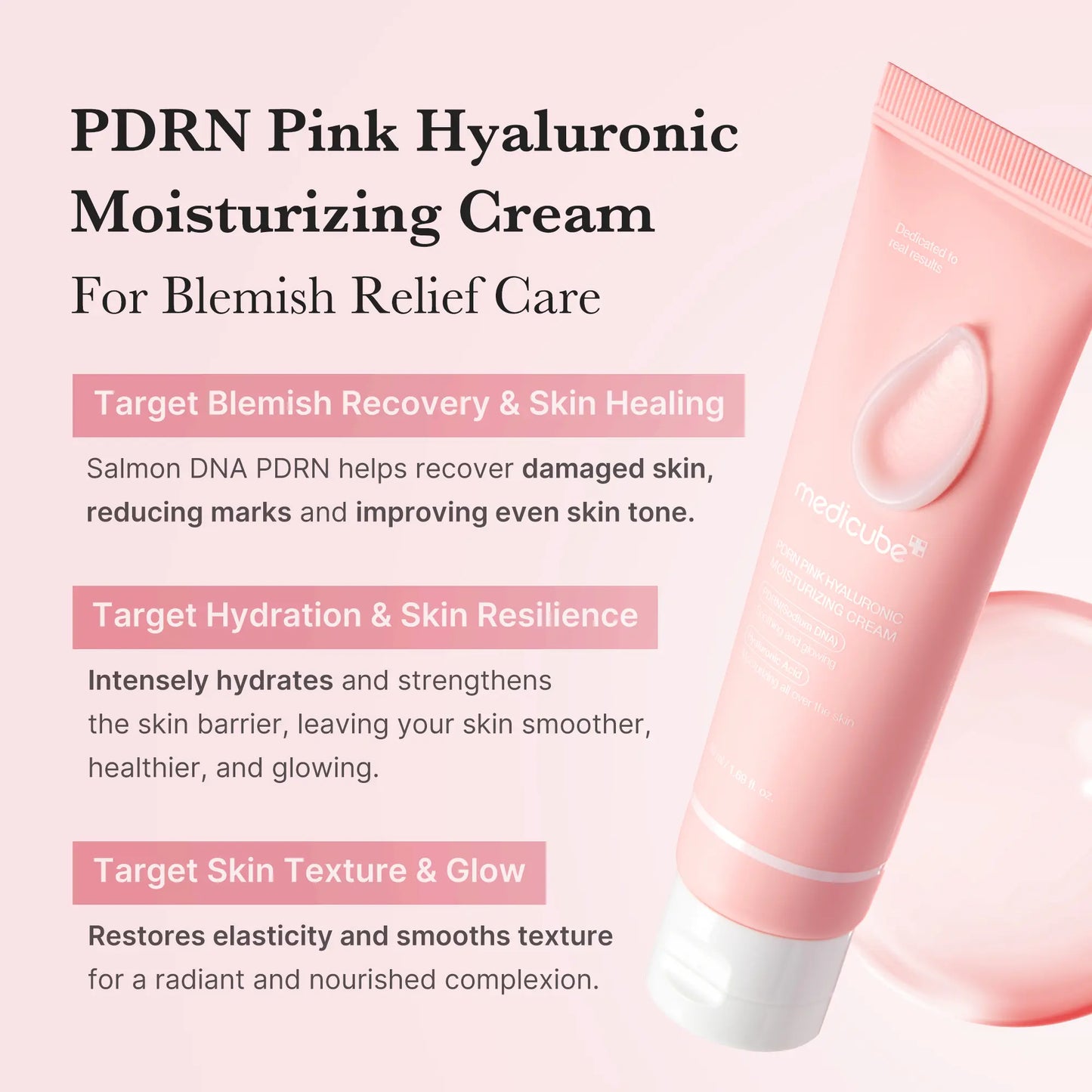 Medicube PDRN Pink Hyaluronic Moisturizing Cream