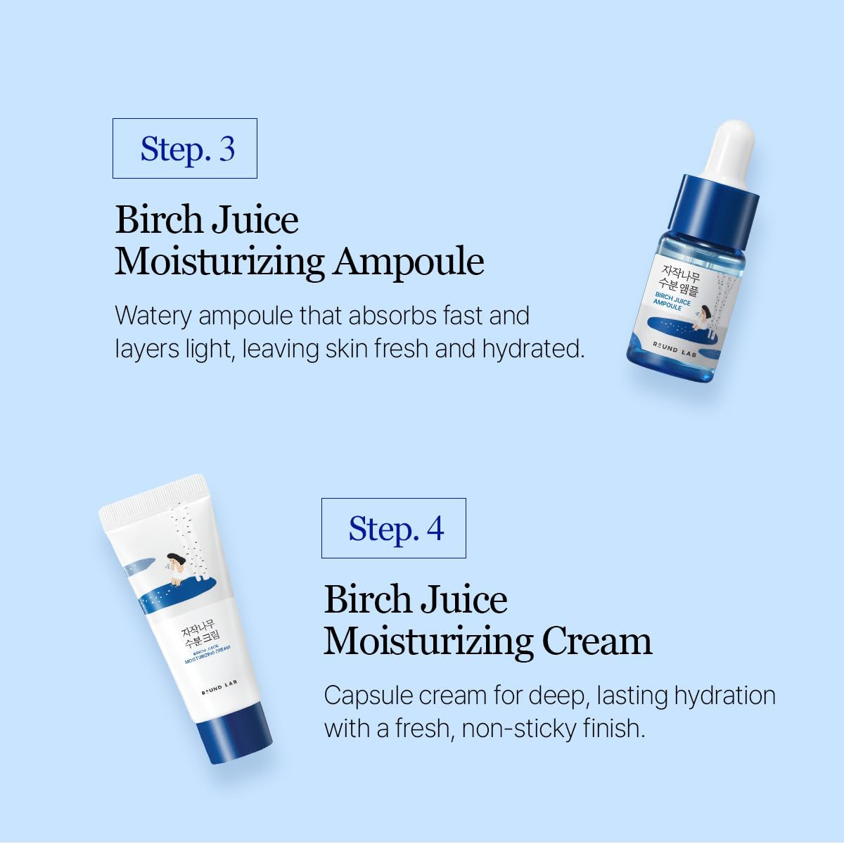 Ultimate Birch Juice Moisturizing Mini Kit: Your 4-Step Travel Companion for Radiant Skin