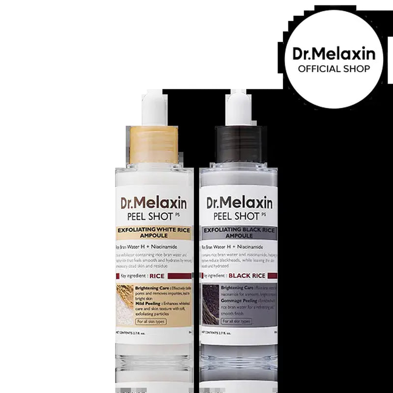 Dr.Melaxin Official Peel Shot Glow Rice Peeling Ampoule
