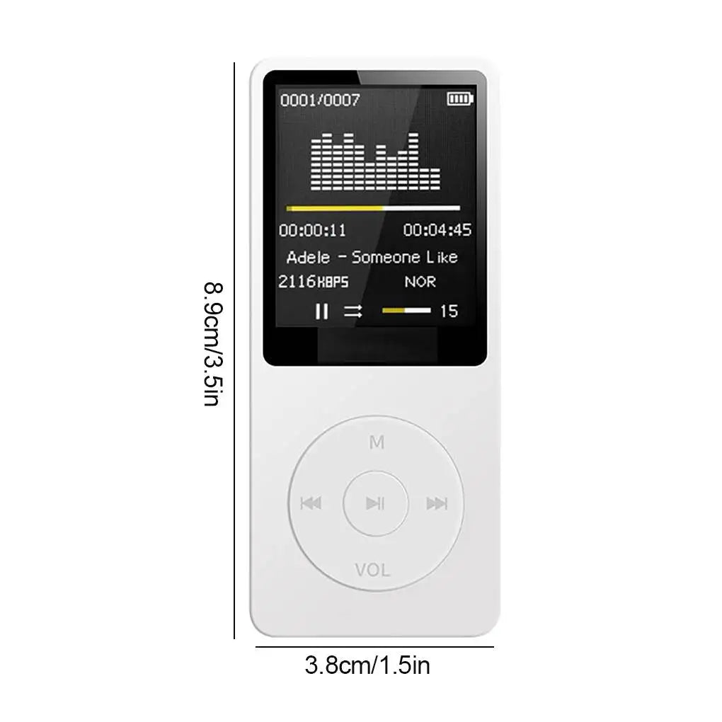 Experience Unmatched Sound Quality with Our Rechargeable Portable MP3 Player Featuring Noise Conduction Technology and Built-in Microphone