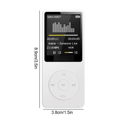 Experience Unmatched Sound Quality with Our Rechargeable Portable MP3 Player Featuring Noise Conduction Technology and Built-in Microphone