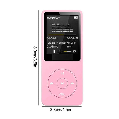 Experience Unmatched Sound Quality with Our Rechargeable Portable MP3 Player Featuring Noise Conduction Technology and Built-in Microphone