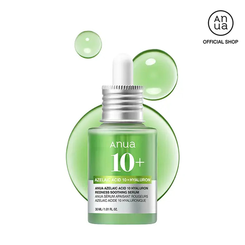 Anua Azelaic Acid 10 Hyaluron Redness Soothing Serum 1.01 Fl.Oz.(30Ml)