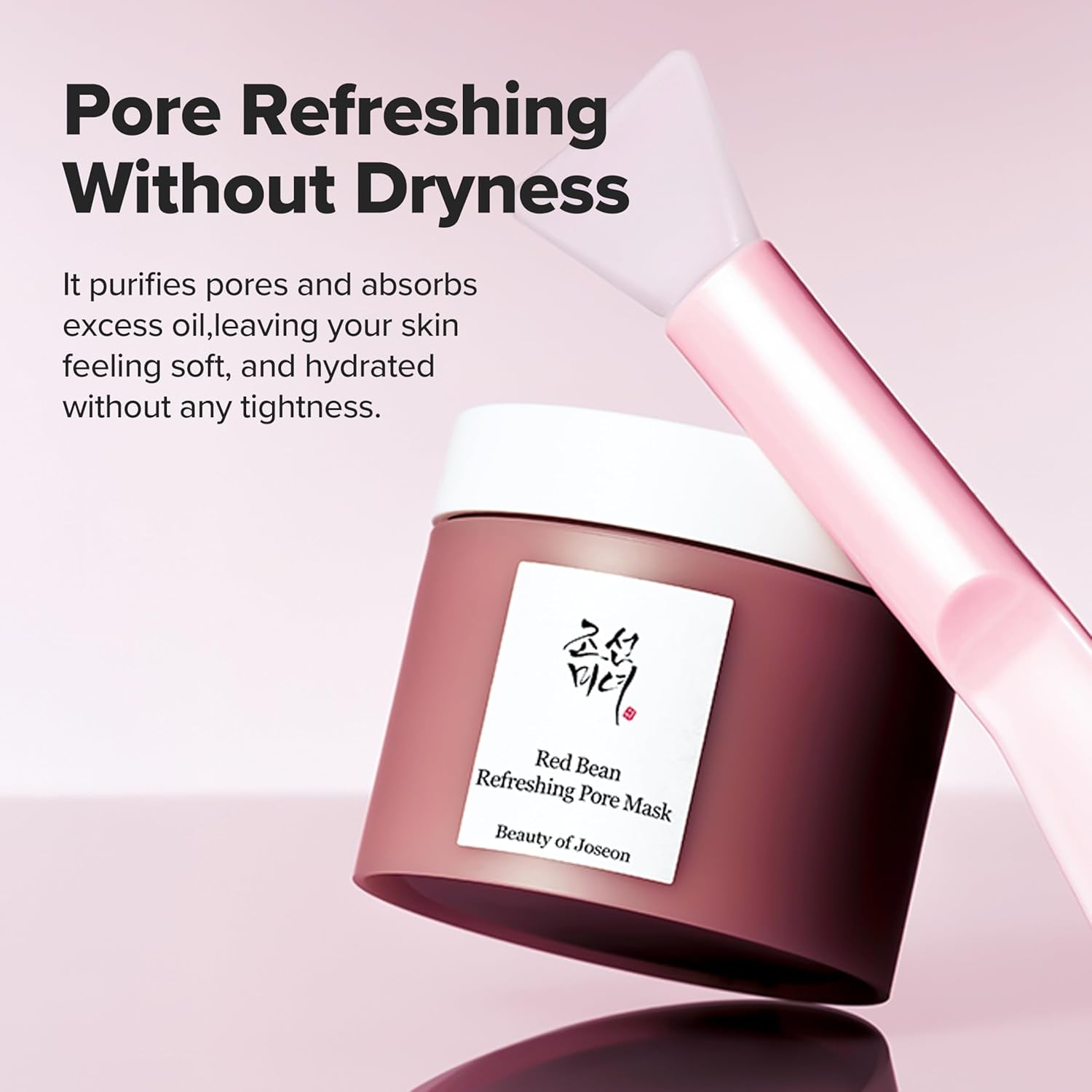 Revitalize Your Skin with the Red Bean Pore Refreshing Mask - Hydrating Clay Cream for Men and Women - 140ml