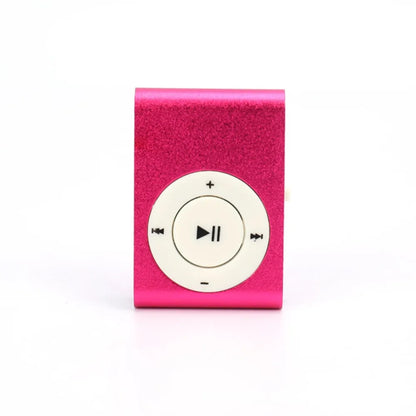Stylish Mini MP3 Player - Portable USB Music Player with Colourful Clip & TF Card Support