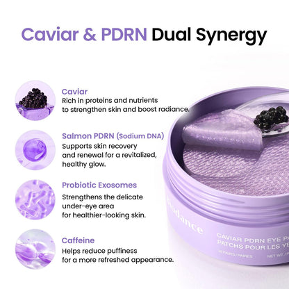 Biodance Caviar PDRN Eye Patches - Brighten, Nourish, and Rejuvenate!