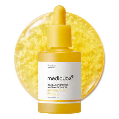Revitalize Your Skin with Medicube Kojic Acid Turmeric Serum - Unlock Radiant Glass Skin for Face & Body | Enriched with Niacinamide & Glycolic Acid | 250ml