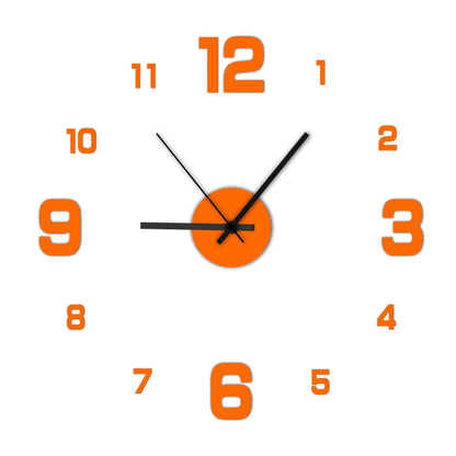 Transform Your Space with the Creative Frameless DIY Wall Clock - Customizable Antique Style Decor